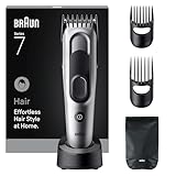 Braun Haarschneider Series 7, Haarschneidemaschine und Rasierapparat für Herren, Haartrimmer mit...