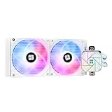 Thermalright AQUA ELITE 240 Weiß V3 Flüssig-CPU-Kühler, Doppel-PWM-ARGB-Lüfter mit S-FDB-Lagern,...