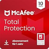 McAfee Total Protection (10 Geräte) 2025 | 12 Monate|Secure VPN, Sicherheitssoftware mit...