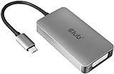 Club 3D CAC-1510 USB-Typ-C auf Dual-Link-DVI-D-Kabeladapter, unterstützt 3840 x 2160 @ 30 Hz, 2560...