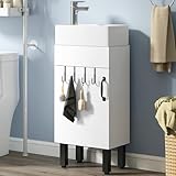YITAHOME Badezimmerschrank, Waschbeckenunterschrank mit Tür Waschtisch mit Waschbecken,...