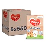 Milupa Milumil Kindermilch 2+, ab 2 Jahren, 5x550g Pulver | Für Kleinkinder in der Wachstumsphase...