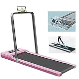 Flaches Laufband, klein, leise, voll funktionsfähig, elektrisch, Mini-Fitnessgerät für Zuhause,...