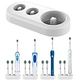 CHOKMAX Elektro Zahnbürsten Halter Kompatibel Mit Oral B und 2 Zahnbürstenköpfen,...