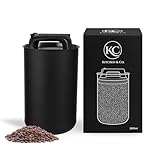 KC Kitchen & Co. Kaffeedose luftdicht für 1 kg Kaffeebohnen – Edelstahl Vorratsdose mit...