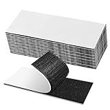 Klettverschluss Selbstklebend (15 Stück), Klettband Selbstklebend Extra Stark Schwarz, Für...