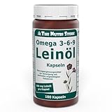 Omega-3-6-9 Leinöl 500 mg Kapseln 180 Stk. - zur Versorgung mit wertvollen ungesättigten...