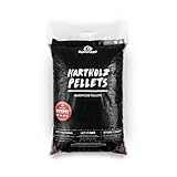 BURNHARD Holzpellets 10 kg, Grillpellets für Pizzaofen, Pelletsmoker & Gasgrill - Hickory