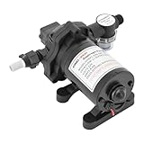 Ecoggeder Industrielle Wasserdruckpumpe 12V Wasser-Membrandruckpumpe 45PSI/ ABS+EPDM Hochdruckpumpen...