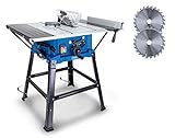 Scheppach Tischkreissäge HS250L inkl. 2. Sägeblatt | 230V 2000W Schnitthöhe 87mm | int. Laser |...