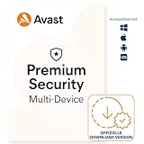 Avast Premium Security 2024 - Antivirenschutz für Windows, macOS, iOS und Android | 10 Gerät | 1...