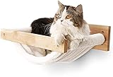 FUKUMARU Katzen-Hängematte zur Wandmontage, großes Katzenregal, modernes Bette und...