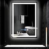Mursche Spiegel Bad Badspiegel mit Beleuchtung - LED Badezimmerspiegel 50x70 cm Wandspiegel...