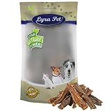 Lyra Pet® 1 kg Rinderdörrfleisch | Naturbelassener Kausnack zahnreinigend | Proteinhaltiges...