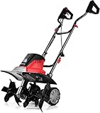 FANTASK 1500W Elektro Bodenhacke mit 6 Hackmesser, Bodenfräse Gartenfräse 43cm Arbeitsbreite &...