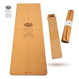 SPORTS-HERO® - Premium Yogamatte Kork - Yoga Matte Kork rutschfest | 100% nachhaltig &...