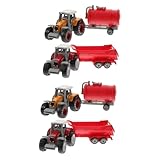 BESTonZON 4 Stück Bauernhofwagen Spielzeug Kinderspielzeug Traktorspielzeug für Kleinkinder...