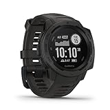 Garmin Instinct - wasserdichte GPS-Smartwatch mit Sport-/Fitnessfunktionen. Herzfrequenzmessung am...