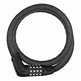 ABUS Panzerkabelschloss Steel-O-Flex Tresorflex 6615C + SCMU-Halterung - Zahlenschloss aus...