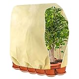 PLECUPE Winterschutz für Pflanzen, Frostschutz Kübelpflanzensack 240x200 cm, überwinterungszelt...