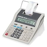 MAUL Tischrechner Printing MPP 123 | druckender Rechner mit wichtigen kaufmännischen Funktionen und...