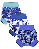FLYISH DIRECT Wiederverwendbare Schwimmwindel für Baby, Wasserdicht und Auslaufsicher Baby...