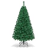 GIANTEX Weihnachtsbaum künstlich 150/180/210/240cm, Bleistift Weihnachtsbaum, Tannenbaum Christbaum...