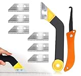 9 Stück Fugenkratzer Fliesen,Fliesenfugen Entfernen,Fliesenfugen-Handsäge,abgewinkelter...
