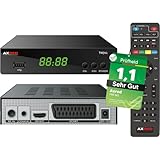 [ Test SEHR GUT, Note 1.1 *] AXRED T90 HD DVBT2 Receiver mit PVR Aufnahmefunktion, DVBT Reciever...