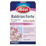 Abtei Baldrian Forte - Baldriantabletten - zur Beruhigung, bei Schlaf- und Einschlafstörungen -...