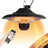 Jaxguom Deckenheizstrahler, Deckenheizstrahler Outdoor 1500/2000W,mit 2...