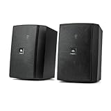 JBL Stage XD-6, Zweiwege-Lautsprecher, 15,9 cm (6,22 Zoll), für Innen- und Außenbereich, Schwarz...