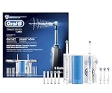 Oral-B Smart 5000 Elektrische Zahnbürste mit OxyJet Munddusche, 6 Aufsteckbürsten, 4 Ersatzdüsen,...