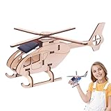 Ylnailky Hubschrauber Modell | Solarenergie Flugzeug Spielzeug | Kreativ Bausatz Für Kinder...