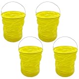 Niuhong 4pcs Papier Laterne Lampions Runde Rohrform Papier Gartenlaternen Hängen Windlicht Ohne...