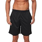 CFLEX Herren Sport Shorts Fitness Kurze Hose Sportswear Collection - Schwarz M