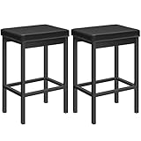 HOOBRO Barhocker 2er-Set, Barstuhl für die Küche, Küchenhocker 5 cm gut gepolsterte Sitzfläche,...