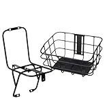 Fahrradkorb vorne, Gepäckträger für Elektrofahrrad mit Bremsanschluss ohne Bohren |...