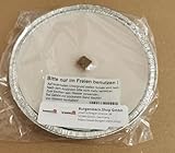 Burgenstern große Nordlicht - Flammschalen im Alutopf Outdoorkerzen mit windstabilem Fackeldocht,...