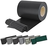KESSER® PVC Sichtschutzstreifen Sichtschutz Rolle Doppelstabmatten Zaun Blickdicht | 35m x 19 cm |...