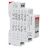 Zeitrelais Dämmerungsschalter 12V - 230V, Digitaler Einstellbarer Timer, Lastabwurfrelais -...