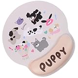 iplusmile Maus Handgelenkauflage Cartoon Mauspad mit Weicher Handgelenkstütze Beige Ergonomisch...