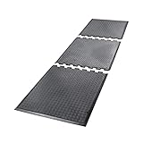 ADB Arbeitsplatzmatten Set 240x70 cm erweiterbar, Werkstattmatte, Anti-Rutsch-Matte,...