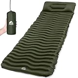 Unigear Camping Isomatte Kleines Packmaß, Aufblasbare Luftmatratze Camping, Schlafmatte für...