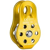 ALPIDEX Seilrolle Umlenkrolle 22 kN - Fix Pulley Flaschenzug - geeignet für Textilseile bis 13 mm...