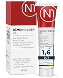 N1 Hämorrhoiden Gel 40 ml - Medizinprodukt gegen Brennen, Schmerzen, Blutungen & Juckreiz -...