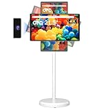 OFD 21.5' Portable TV on Wheels,Android 13 OS,1080p,6+128GB,Speicher Tragbarer Fernseher, 100%...