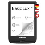 PocketBook e-Book Reader 'Basic Lux 4' (deutsche Version) 8 GB Speicher, 15,2 cm (6 Zoll) E-Ink...