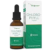 Chlorophyll Tropfen 100 ml - Premium: Bis zu 4-fach höher dosiert (300 mg je Tagesdosis) -...