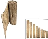 Schilfrohrmatte 'bambussi' eco als Balkon Sichtschutz Höhe 80/90/100/120/140/160/180/200cm - Breite...